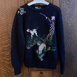Hand-knit vintage Ralph Lauren sweater